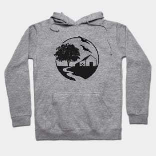 Green Pastures - Americana Meets Dinosaurs (dark) Hoodie